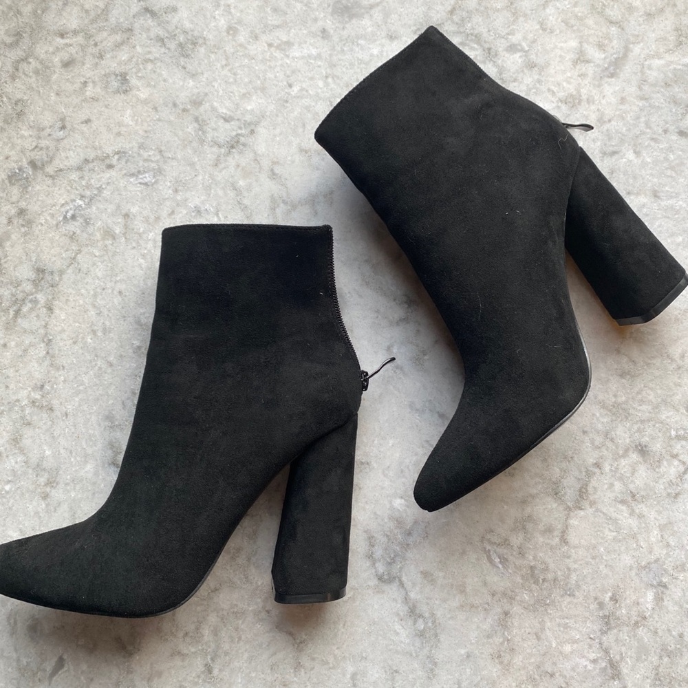 Fashionnova Black Pointed Toe High Heels